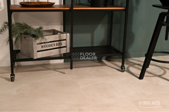 Vinilam Ceramo Stone 2,5 мм 71615 Бетон Белый фото 6 | FLOORDEALER